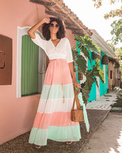 Load image into Gallery viewer, BEACH MAXI DRESS -  COVER - UP COLORFULL
