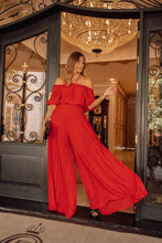Load image into Gallery viewer, Pleated Jumpsuit - Red
