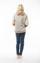 Load image into Gallery viewer, Knit Reversible Jumper Colour Block/Stripe
