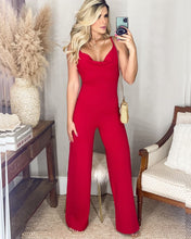 Load image into Gallery viewer, Backless Jumpsuit - Red Backless Overall
