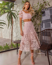 Load image into Gallery viewer, Guippir Lace Skirt- Princes Skirt
